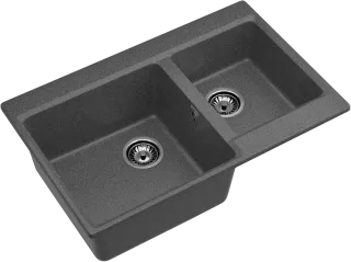 Мойка кухонная GranFest LEVEL LV-780K  графит